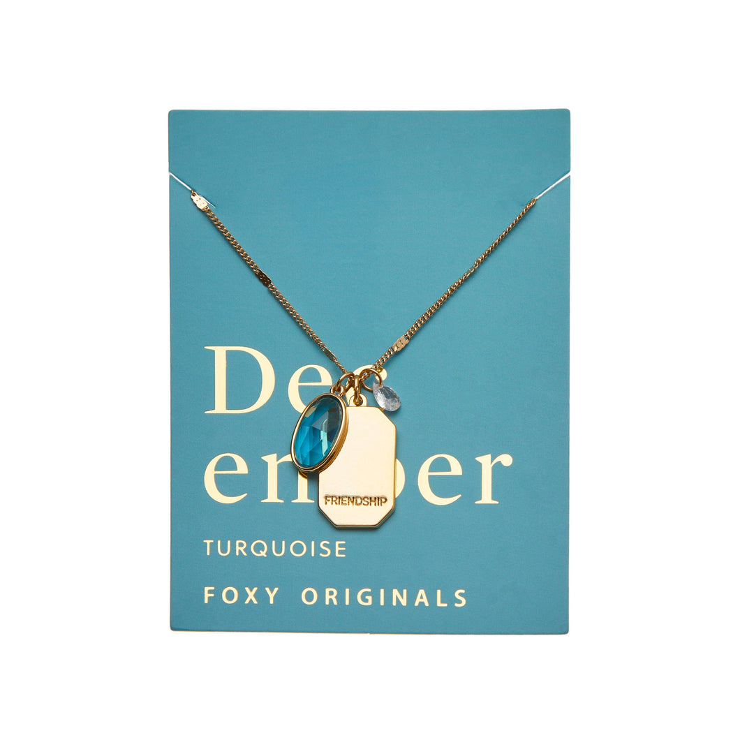 December Birthstone Necklace | Birthday Jewelry