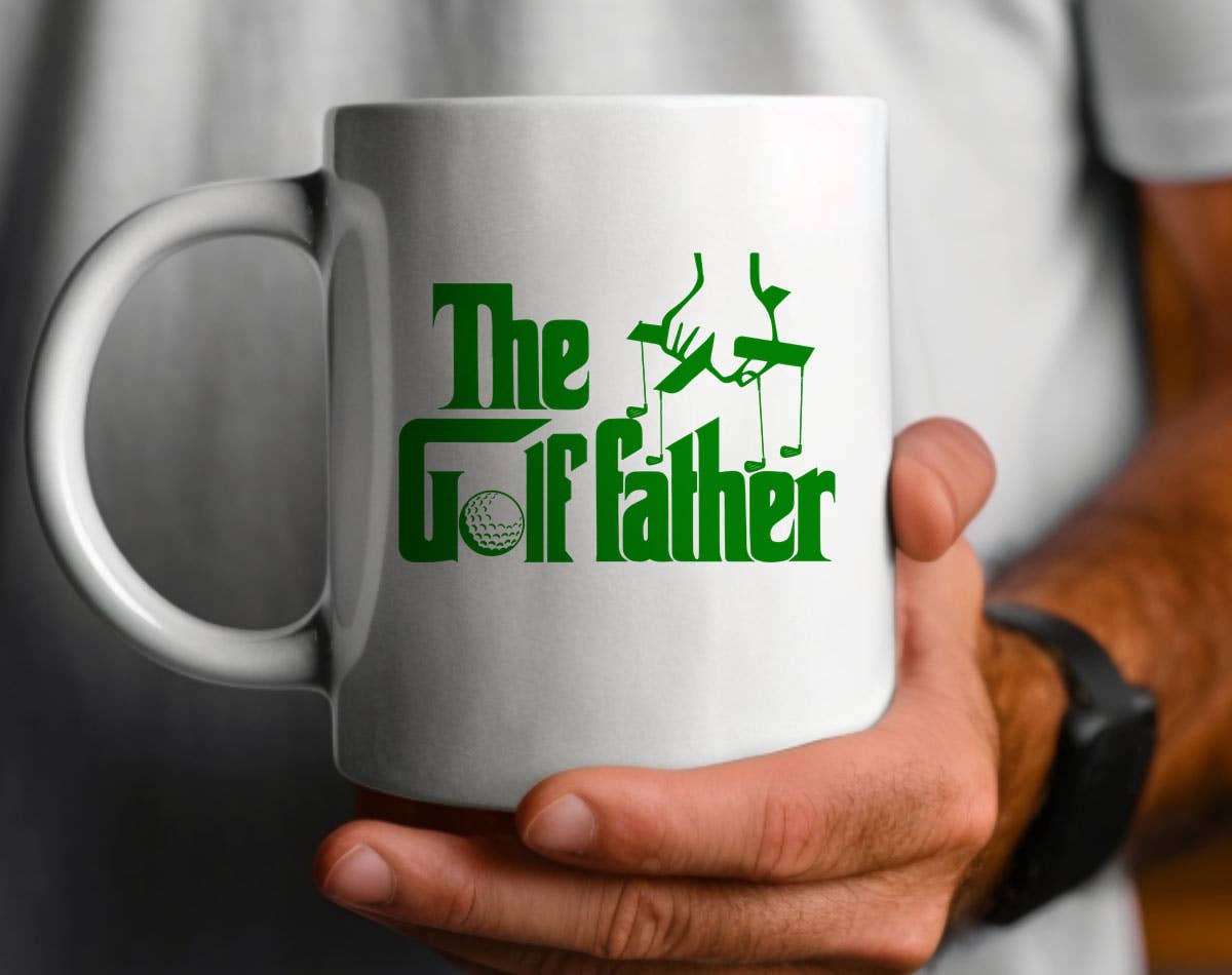 The Golf Father GREEN - Golfer Father's Day Coffee Mug