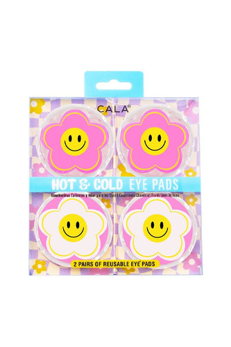 CALA 69179 Hot & Cold Flower Power Eye Pads Set - Front & Company: Gift Store