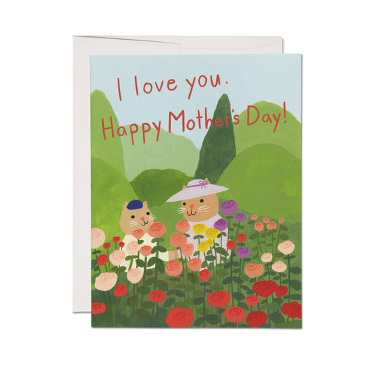 In the Garden greeting card