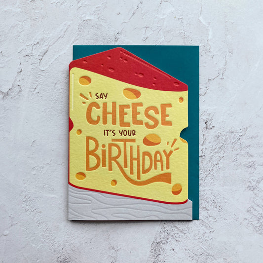 Happy Birthday Cheese Card
