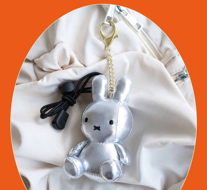 Miffy Keyring Plush Dolls Glow-in-the-Dark, Silver, Gold