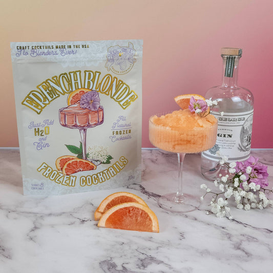 French Blonde Frozen Cocktail-Just add Water + Gin