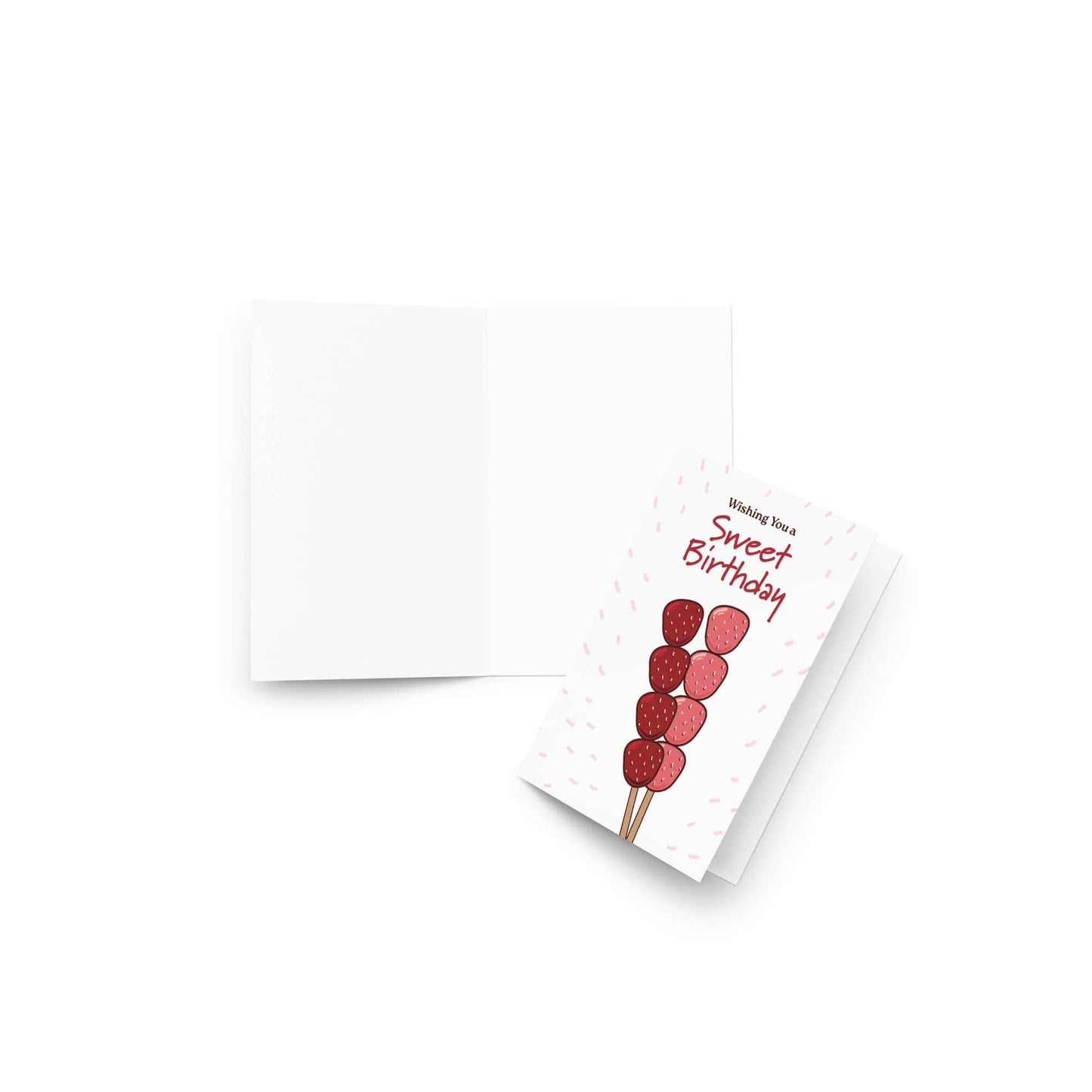 Sweet Tanghulu Funny Birthday Cards | Asian Snacks Food Greeting