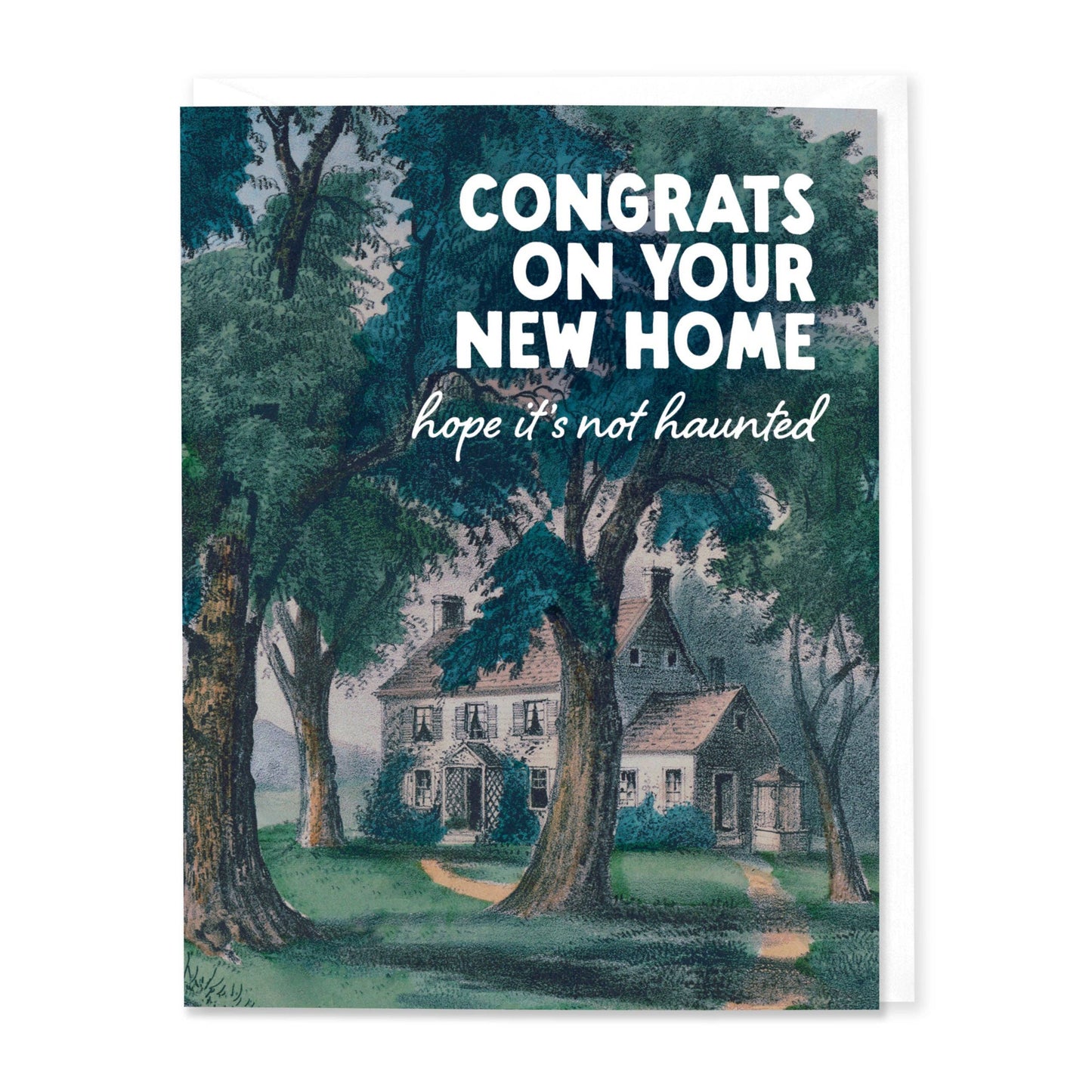 Haunted New Home Card