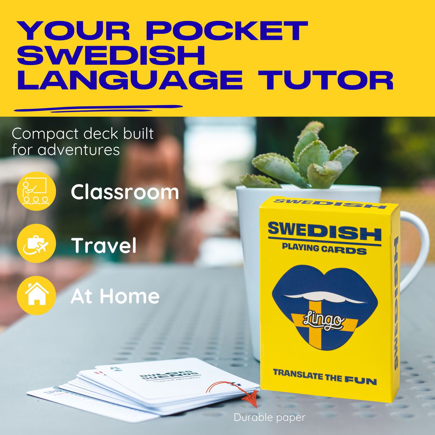 Swedish Travel Playing Cards