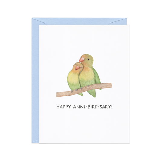 Happy Anni-bird-sary - Animal Pun Love / Anniversary Card
