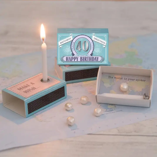 Happy 40Th Bday Pearl Matchbox