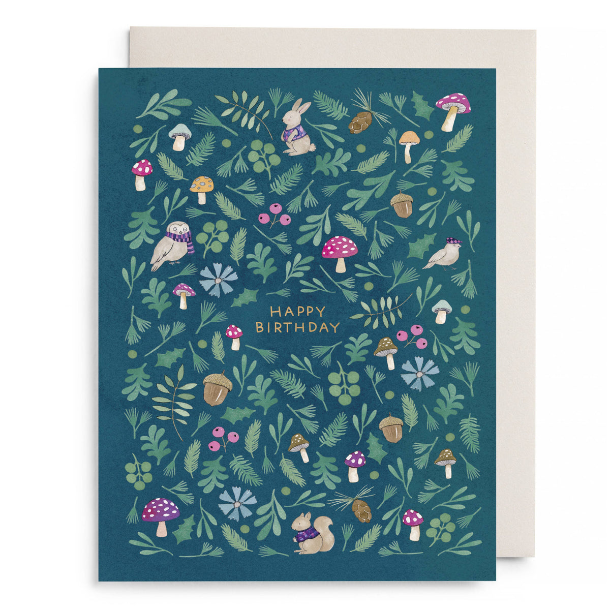 Enchanted Forest Birthday Greeting Card