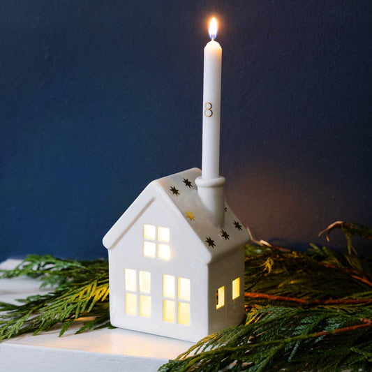 House & Advent Candle Kit | Christmas Decor |