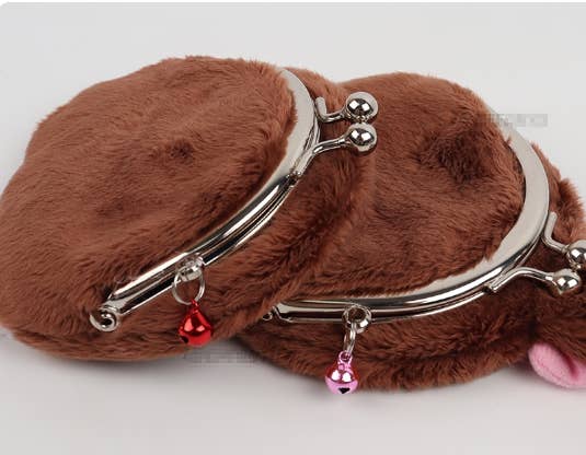 Official Sekiguchi Monchhichi Plush Snap Coin Purse