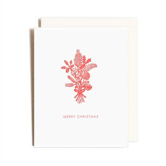 Elegant Christmas Bouquet Card