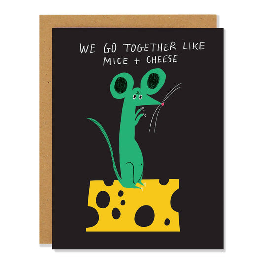 Mice + Cheese - Love & Friendship Greeting Card