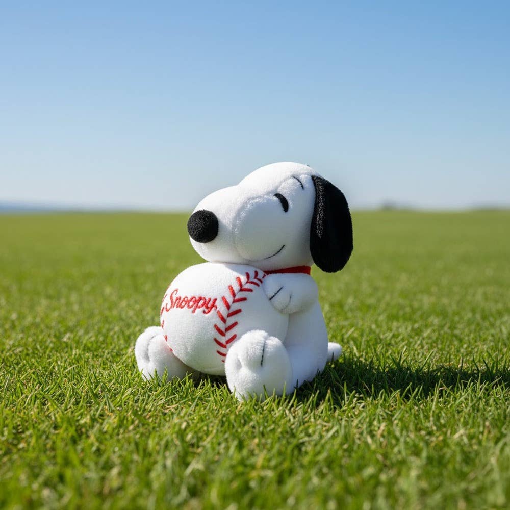 Snoopy Sports Ball Plush Keychain (Bag Charm)