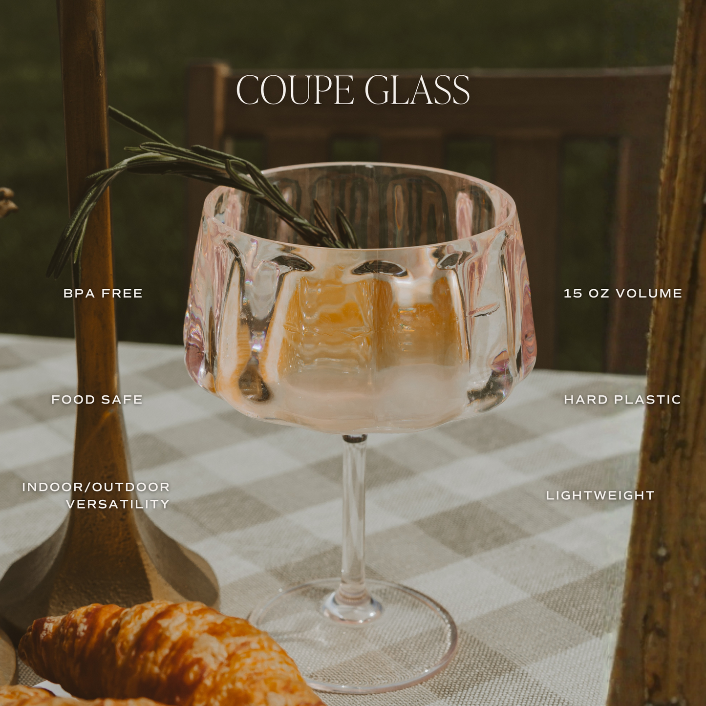 *NEW* Cocktail Coupe Glass - Drinkware