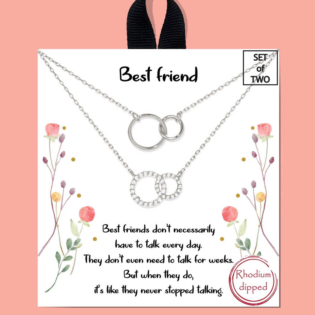 Gold-Dipped Friendship Necklace Set