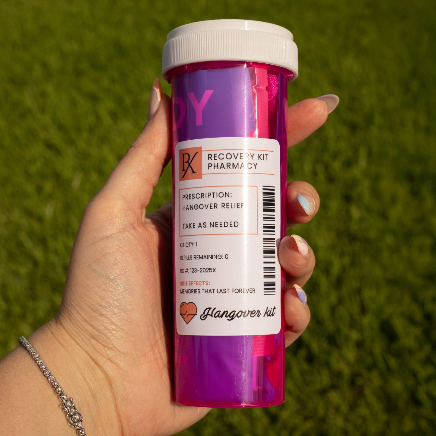 Prescription Bottle Hangover Kits