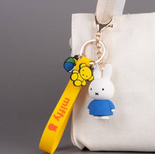 Load image into Gallery viewer, Miffy Charaters Figure Key Holder-Bag Charm, Gift Key Ring
