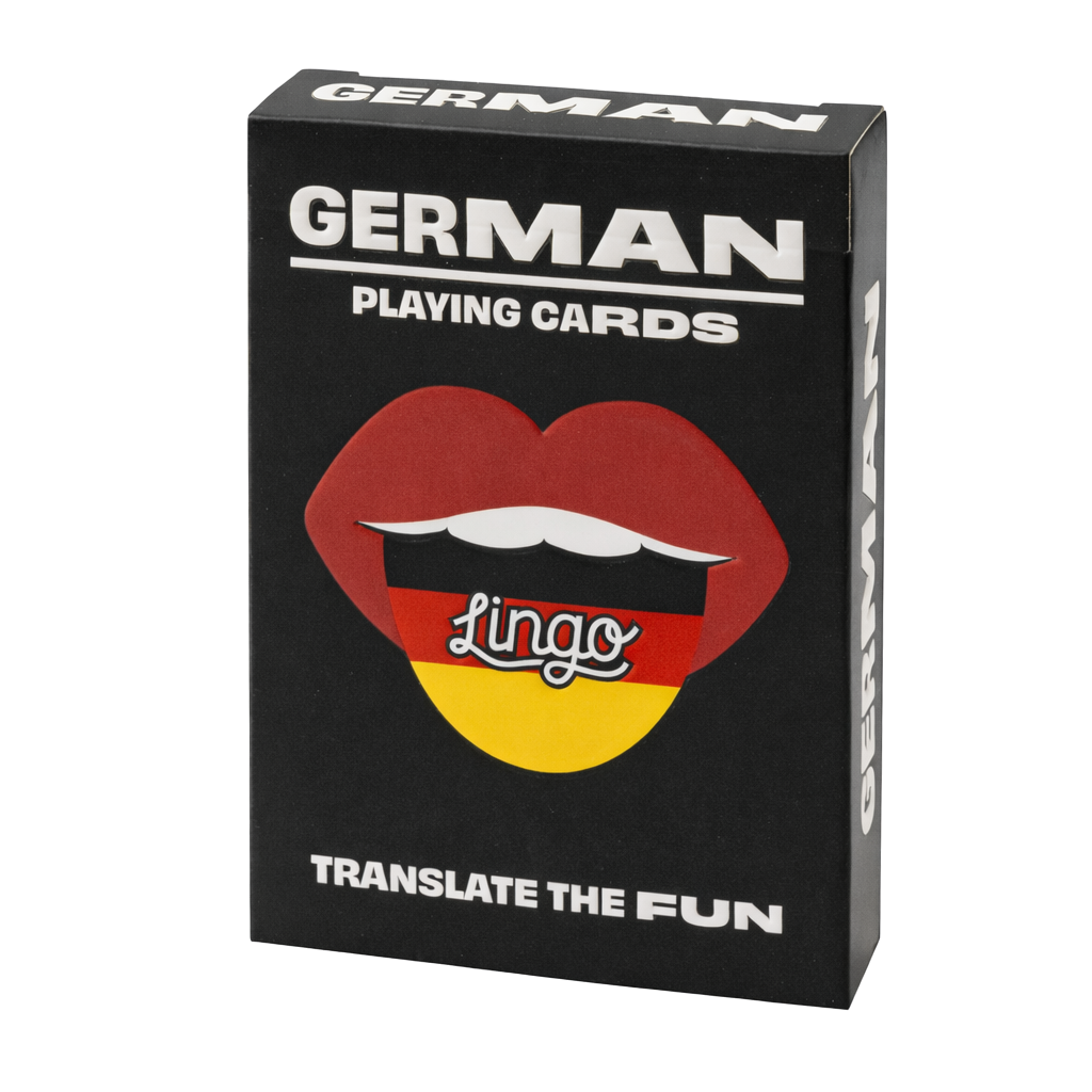 German Travel Playing Cards in Tin Travel Case