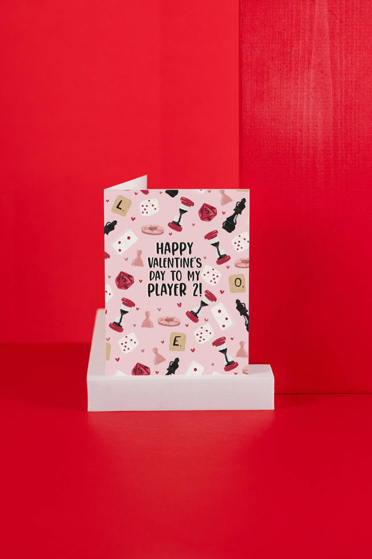 Happy Valentine's Day To My Player 2! - Greeting Card