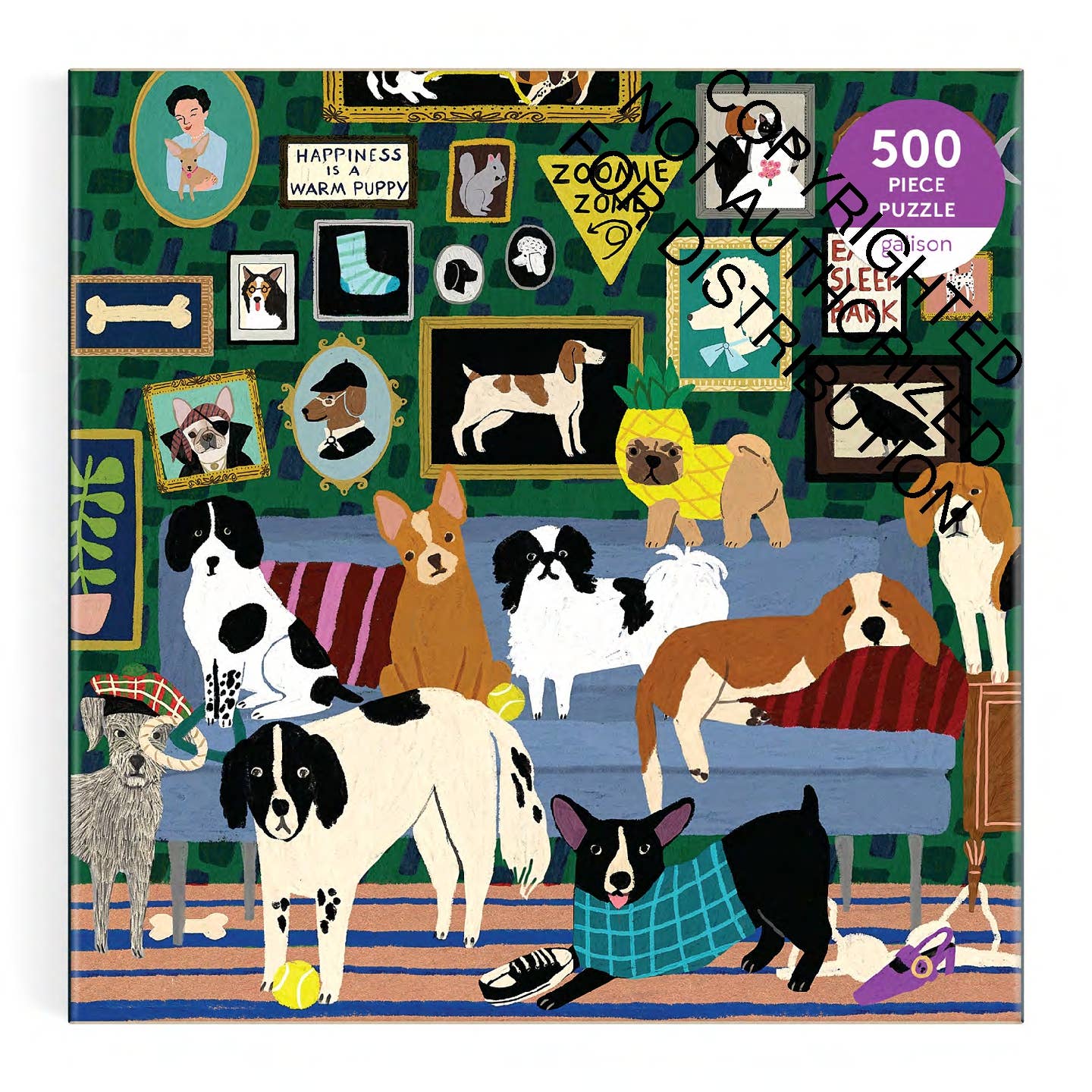 Lounge Dogs 500 Piece Puzzle