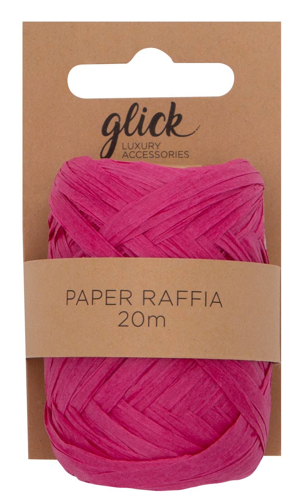 PAPER RAFFIA 20M HOT PINK