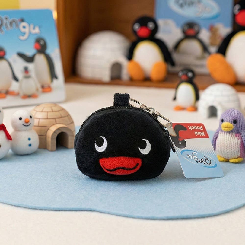 Pingu & Pinga Mini Plush Pouch Keychain