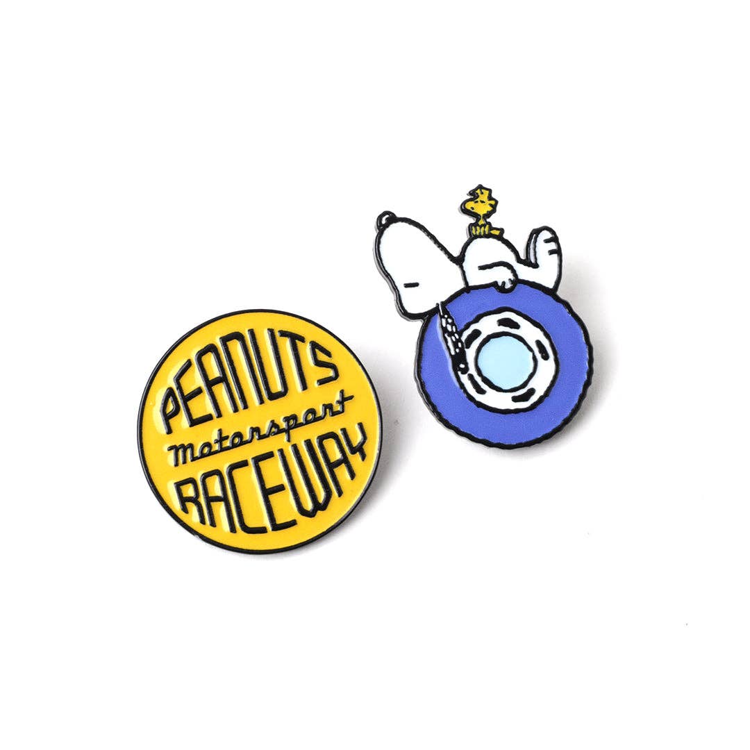 Peanuts Raceway Pin Set
