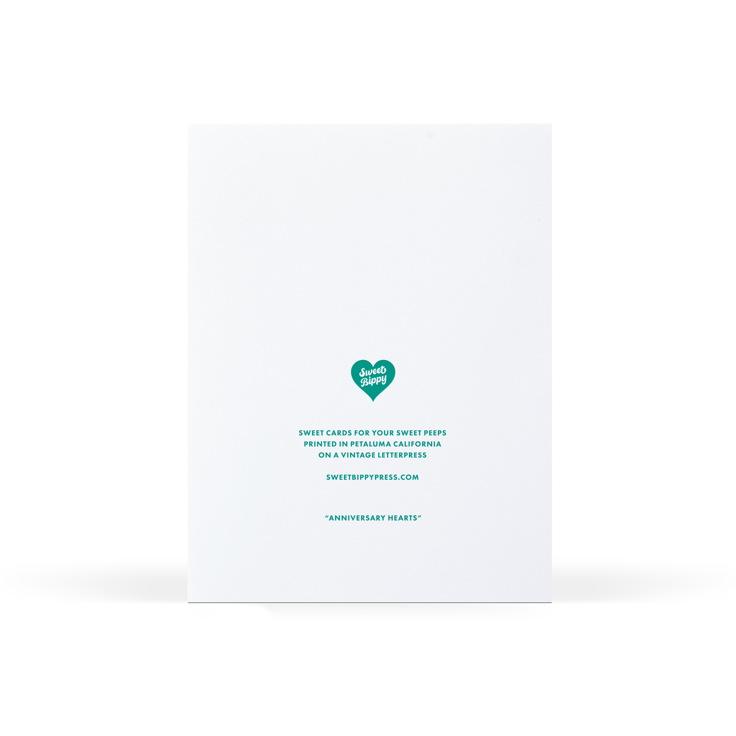 Anniversary Hearts Foil Card