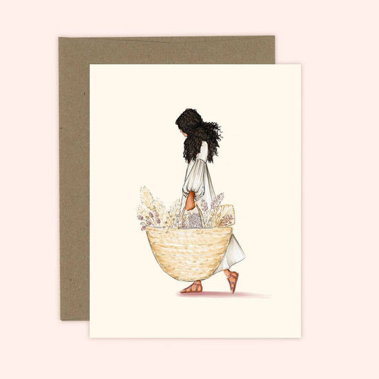 French Basket Card