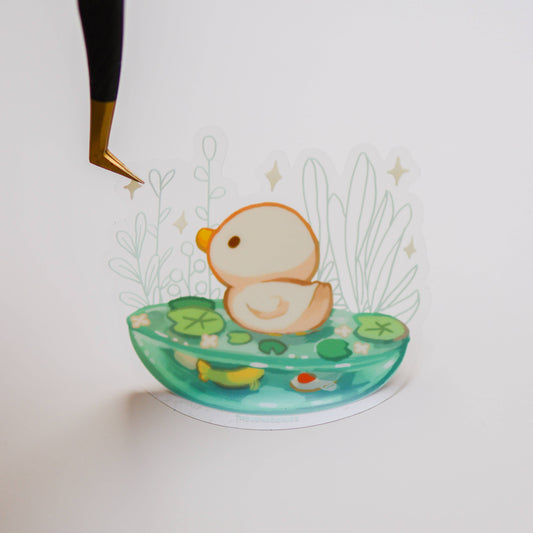 Vinyl Sticker (Transparent) Ponder Pond