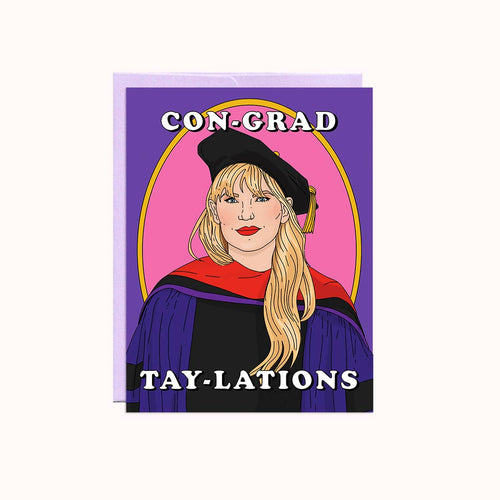 Con-grad-Tay-lations | Graduation Card - Front & Company: Gift Store