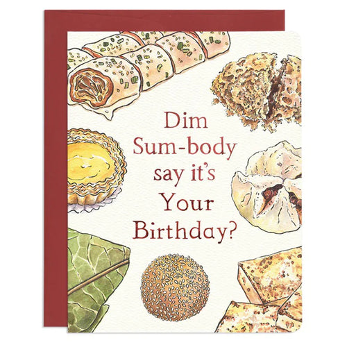 Dim Sum Birthday Card - Front & Company: Gift Store