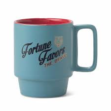 Fortune Favors The Brave Ceramic mug