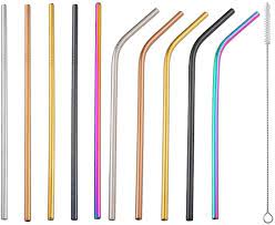 Metal Straw: Bbt Or Thin Or Thin Bent