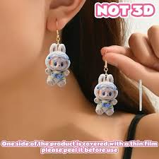 Labubu 2D earrings