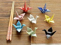 Origami Crane chopstick - Front & Company: Gift Store