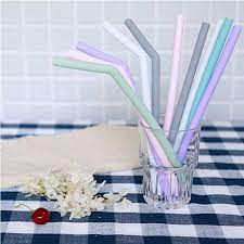 Silicon Drinking Pastel Straws
