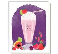 Milkshake Birthday Card
