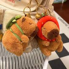 Capybara Plush Assorted Keychain