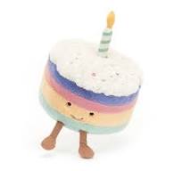 Jellycat Amuseable Rainbow Birthday Cake