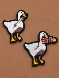 Goose Murderer embroidery patch