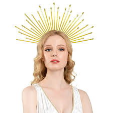 Fantherin Mary Halo Crown Headband Goddess Zip tip spiked - Front & Company: Gift Store