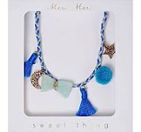 Meri Meri  Blu Plaited Nklce