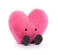 Jellycat Amuseable Hot Pink Heart Small