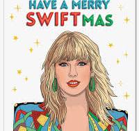 Taylor Merry Swift-mas Christmas Cards - Front & Company: Gift Store
