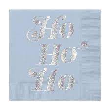 Beverage Napkin - HO HO HO