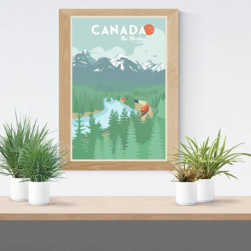CANADIAN ROCKIES POSTER