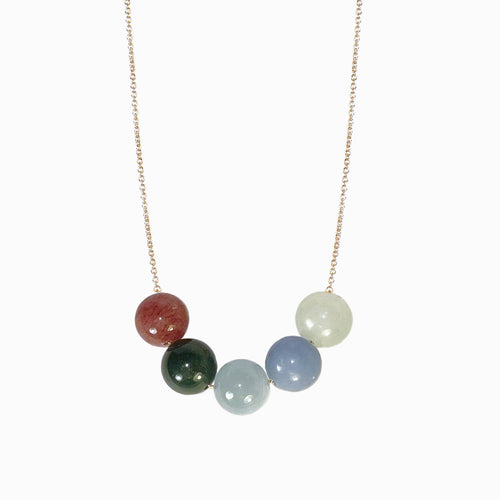 WOLCOTT bead necklace (horizon) - Front & Company: Gift Store