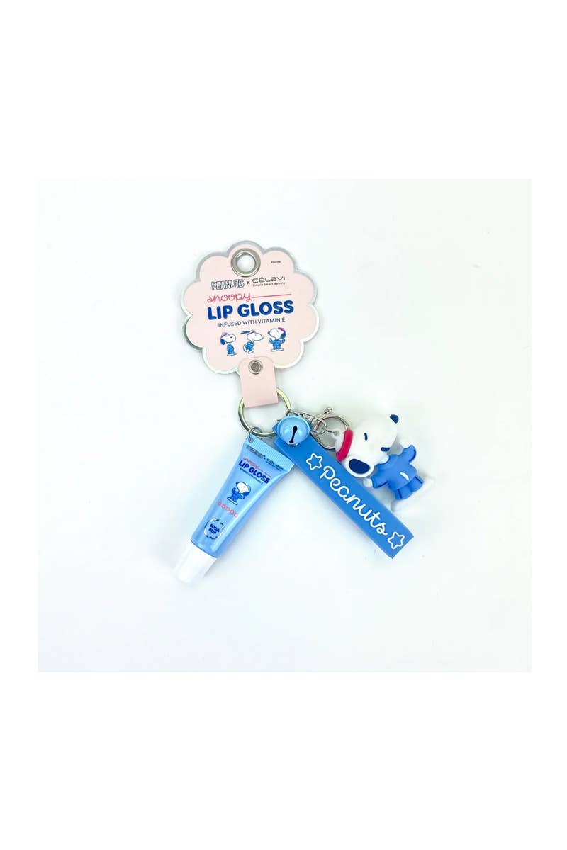 Soda Pop Snoopy Lip Gloss w/ Keychain